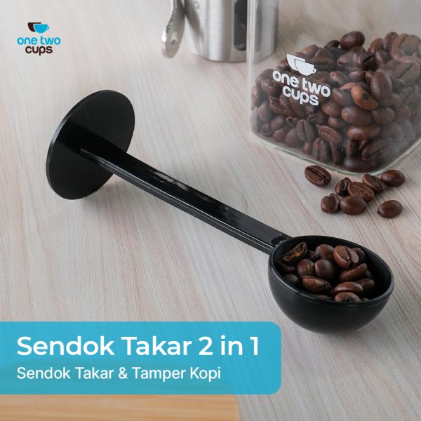 One Two Cups 2 in 1 Sendok Takar Measuring Spoon and Coffee Tamper - G1120
