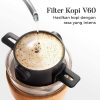 One Two Cups Filter Penyaring Kopi Portable Cone Coffee Dripper - DC11
