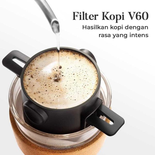One Two Cups Filter Penyaring Kopi Portable Cone Coffee Dripper - DC11