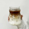 One Two Cups Gelas Kaca Borosilicate Aesthetic Coffee Glass - GK23