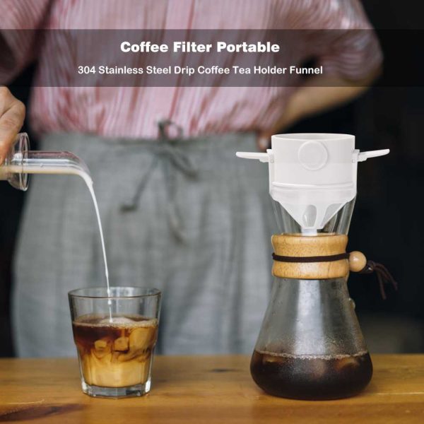 One Two Cups Filter Penyaring Kopi Portable Cone Coffee Dripper - F-402