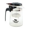 One Two Cups Teko Teh Kopi Kaca Tahan Panas dengan Saringan Pitcher - K1