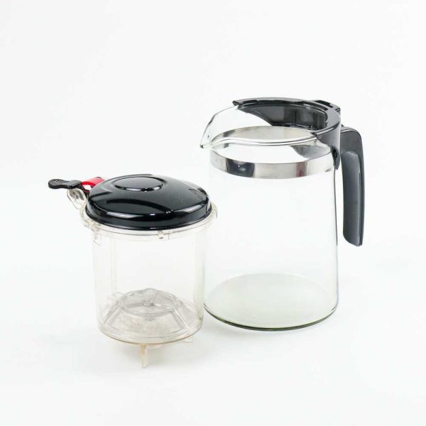 One Two Cups Teko Teh Kopi Kaca Tahan Panas dengan Saringan Pitcher - K1
