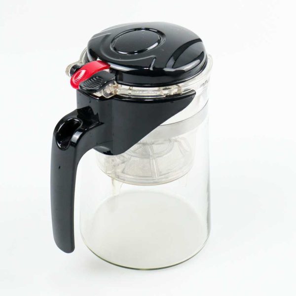 One Two Cups Teko Teh Kopi Kaca Tahan Panas dengan Saringan Pitcher - K1