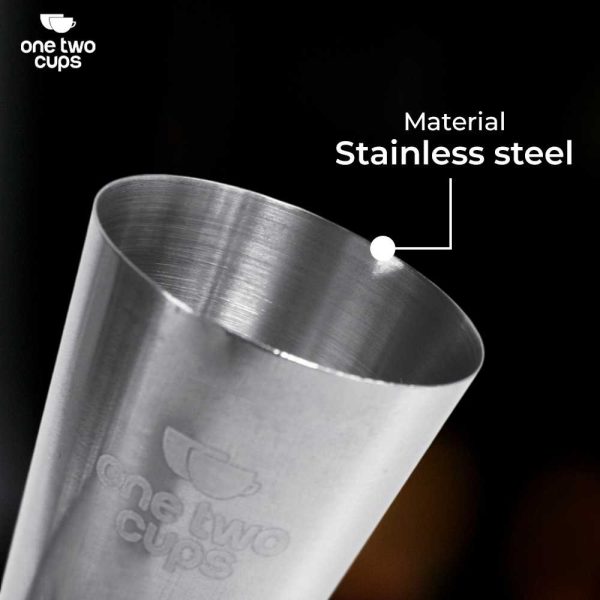 One Two Cups Gelas Ukur Bartender Double Jigger Measuring Cup - KM2