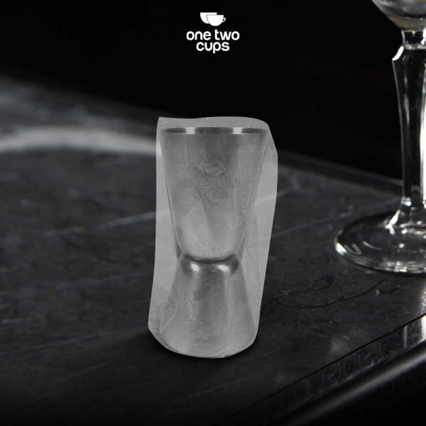 One Two Cups Gelas Ukur Bartender Double Jigger Measuring Cup - KM2