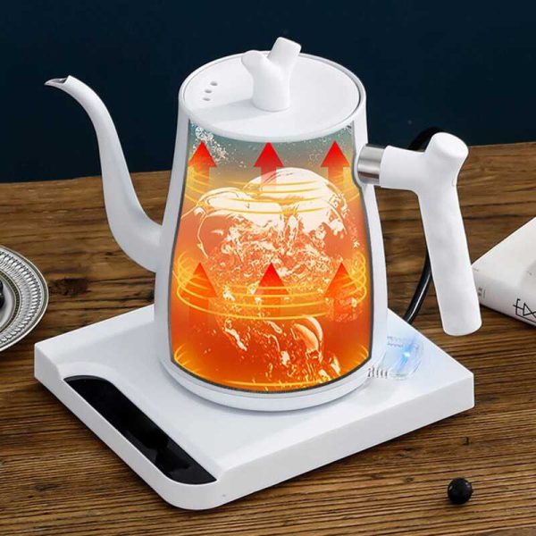One Two Cups Teko Listrik Kopi Pemanas Air Leher Angsa 1000W 1L - HR-462