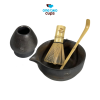 One Two Cups Set Matcha Teh 4in1 Chasen Whisk Chawan Chashaku Chakoshi - N41