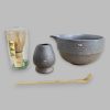 One Two Cups Set Matcha Teh 4in1 Chasen Whisk Chawan Chashaku Chakoshi - N41