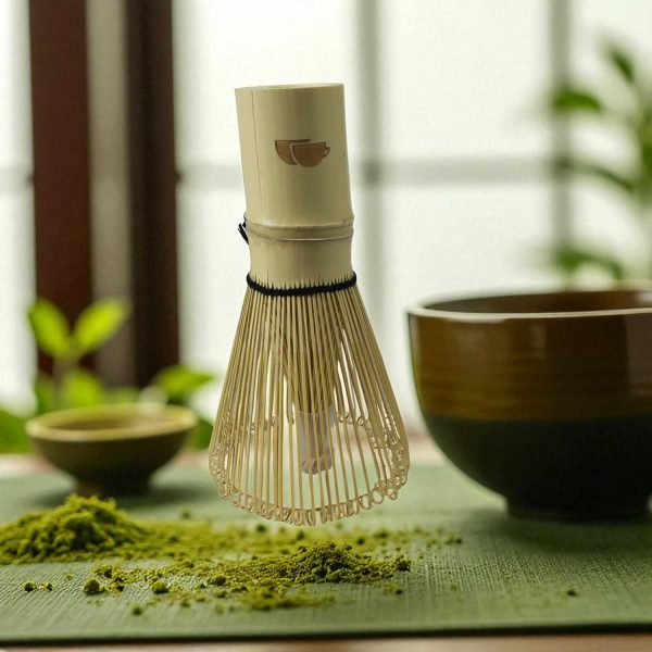 One Two Cups Set Mangkuk Teh Matcha Tea Chasen Chawan 4in1 - MYV16D