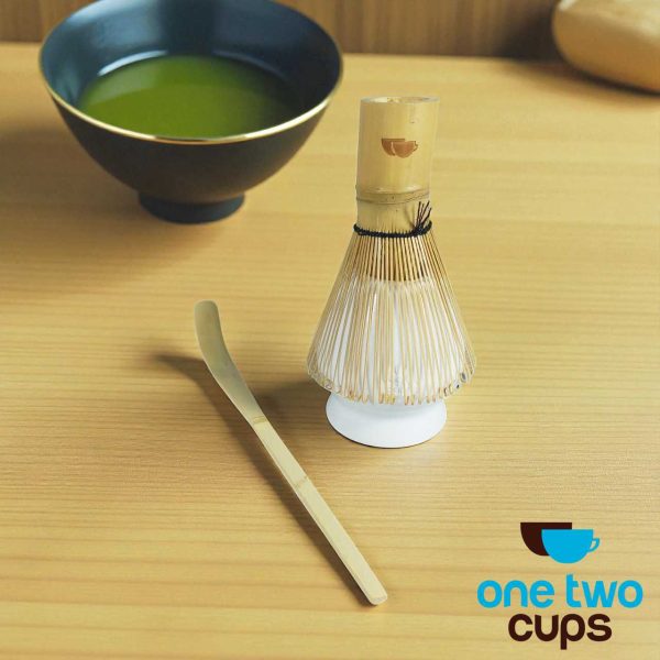 ginee_20251121173531236_7497420394.jpg One Two Cups Matcha Set Kit Chasen Stand Chashaku Bamboo 3 PCS - D-31