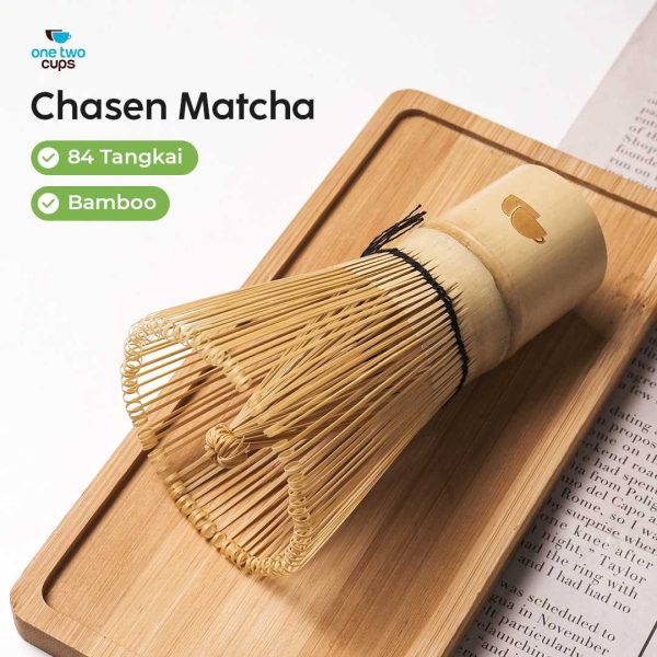 ginee_20251121173703844_7813907617.jpg One Two Cups Chasen Bamboo Matcha Whisk Pengaduk Teh Jepang 84 Tangkai - FMCA