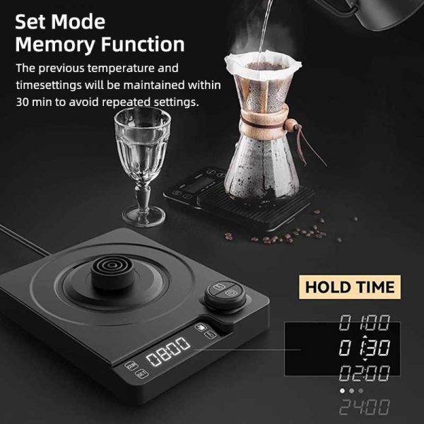 One Two Cups Teko Listrik Kopi Pemanas Air Leher Angsa 1200W 1L - KT10 PRO