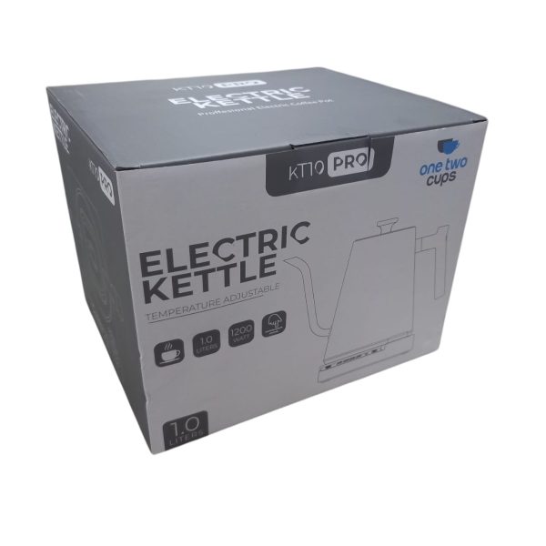 One Two Cups Teko Listrik Kopi Pemanas Air Leher Angsa 1200W 1L - KT10 PRO