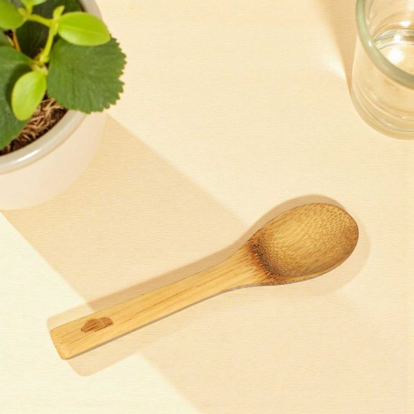 One Two Cups Sendok Teh Jepang Matcha Tool Natural Bamboo Honey Spoon - SS0085