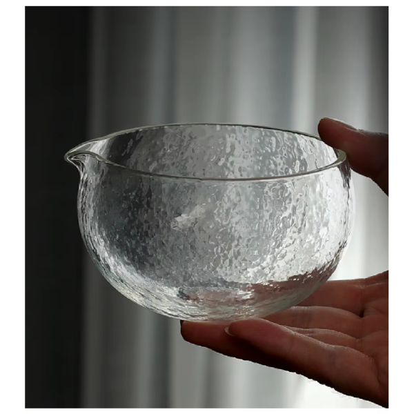 ginee_20251121174420475_0741279971.png One Two Cups Mangkuk Teh Chawan Kaca Japanese Matcha Bowl 500ml - W5ML