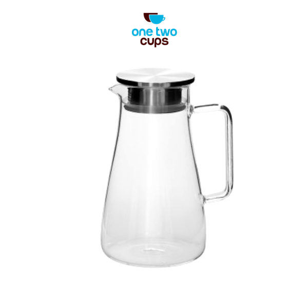ginee_20251126120905472_1396170042.png One Two Cups Teko Pitcher Kaca Tahan Panas Api Water Jug 1.9L - SL330