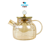 One Two Cups Teko Teh Pitcher Teapot Tahan Panas Api Borosilicate 1L - BR-383
