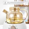 One Two Cups Teko Teh Pitcher Teapot Tahan Panas Api Borosilicate 1L - BR-383