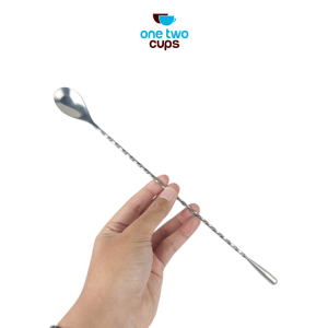 One Two Cups Long Bar Spoon Cocktail Sendok Pengaduk Panjang 30.5cm - BD16