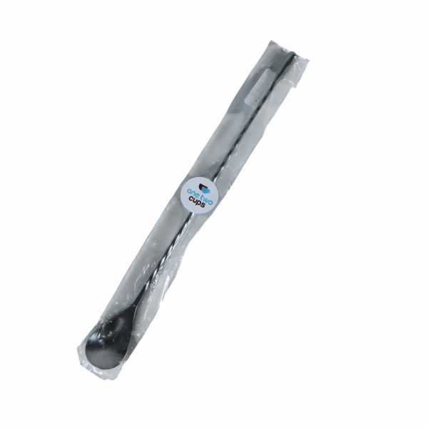 ginee_20251126121116248_0631090423.jpg One Two Cups Long Bar Spoon Cocktail Sendok Pengaduk Panjang 30.5cm - BD16