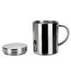 One Two Cups Cangkir Kopi Stainless Steel Tahan Panas Double Wall Mug - H-860