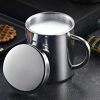 One Two Cups Cangkir Kopi Stainless Steel Tahan Panas Double Wall Mug - H-860