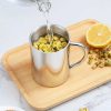 One Two Cups Cangkir Kopi Stainless Steel Tahan Panas Double Wall Mug - H-860