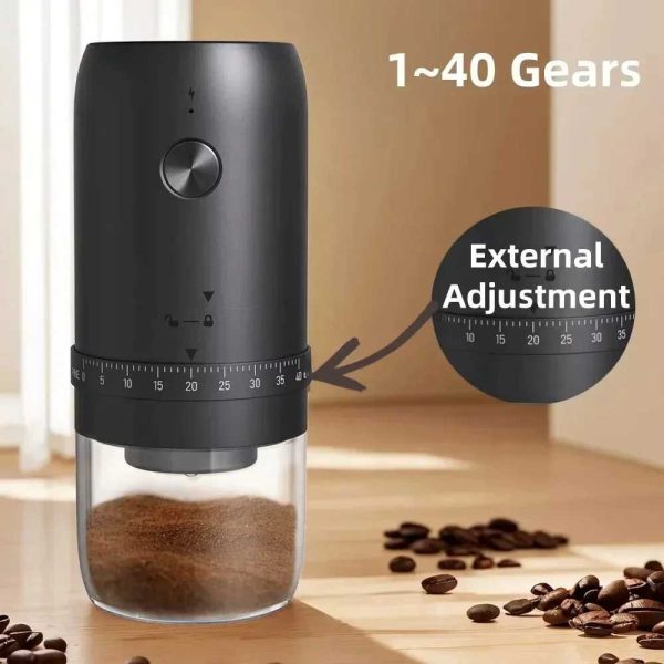 One Two Cups Alat Penggiling Kopi Elektrik Coffee Grinder Adjustable - KMDJ-2AW