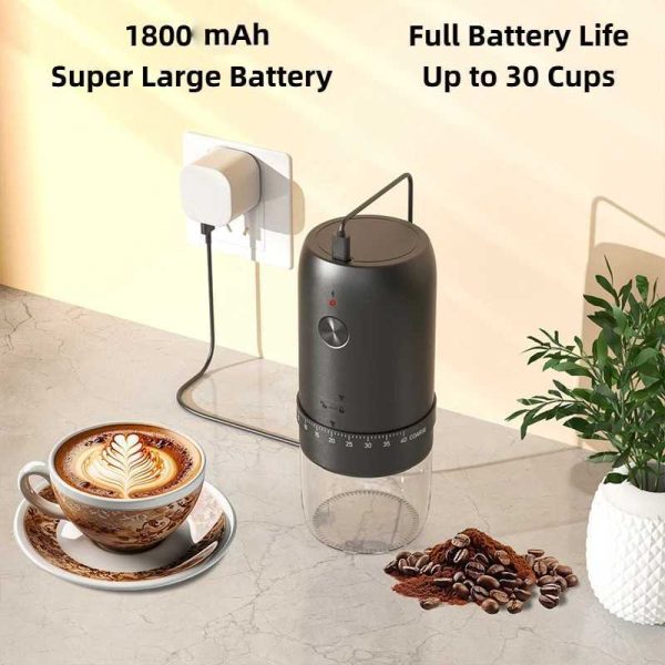One Two Cups Alat Penggiling Kopi Elektrik Coffee Grinder Adjustable - KMDJ-2AW