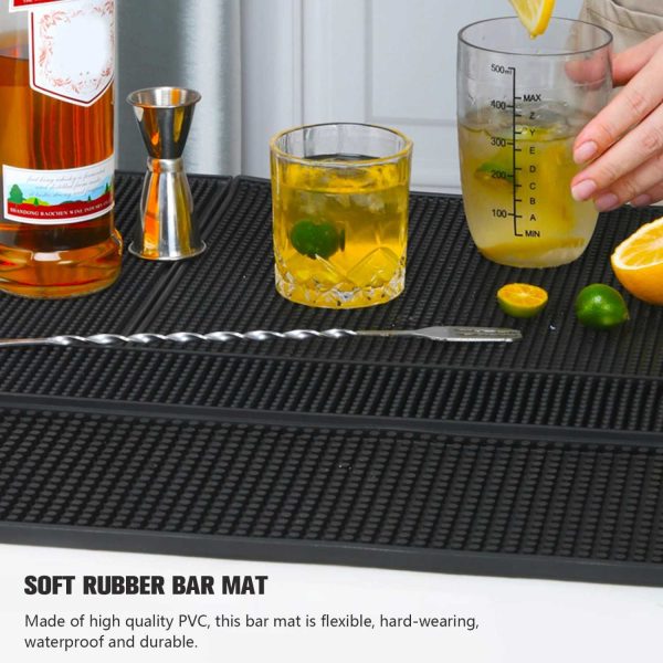 ginee_20251126122447433_8766165844.jpg One Two Cups Bar Mat Rubber Anti Slip Tatakan Gelas Alas Meja - TY3