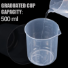 One Two Cups Gelas Ukur Plastik Dapur Laboratorium Measuring Cup - B4