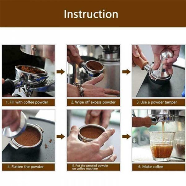 ginee_20251126122651813_6091039540.jpg One Two Cups Tamper Kopi Espresso Coffee Press Powder Hammer 58mm - 7IYC