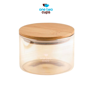 One Two Cups Toples Kaca Penyimpanan Makanan Sealed Storage Glass Jar - FJ3