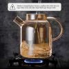 One Two Cups Teko Teh Kaca Tahan Panas Api Teapot Borosilicate Glass - TK13