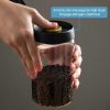 One Two Cups Toples Kaca Penyimpanan Biji Kopi Vacuum Sealed Lid - SE41-Gray