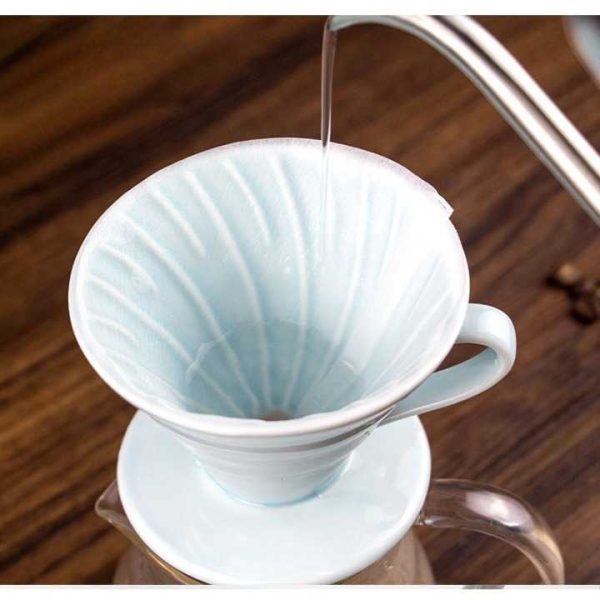 ginee_20251126123225176_6073303216.jpg One Two Cups Kertas Saringan Kopi Filter Paper V60 2-4 Cups 100 PCS - V02