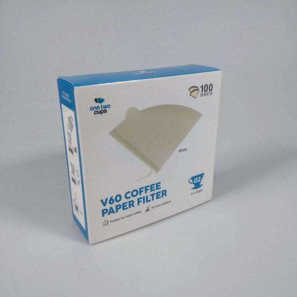 ginee_20251126123225220_6545286664.jpg One Two Cups Kertas Saringan Kopi Filter Paper V60 2-4 Cups 100 PCS - V02