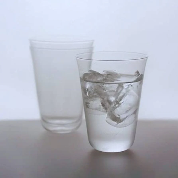 One Two Cups Gelas Kaca Aesthetic Kopi Teh Ultra Thin Glass 370ml - KM518