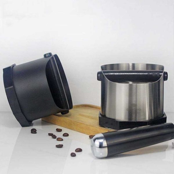 One Two Cups Wadah Ampas Kopi Espresso Knock Box Container Non Slip - FKBMZ-009