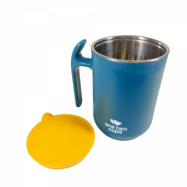 One Two Cups Cangkir Kopi Stainless Steel Double Wall Mug 497ml - FG10