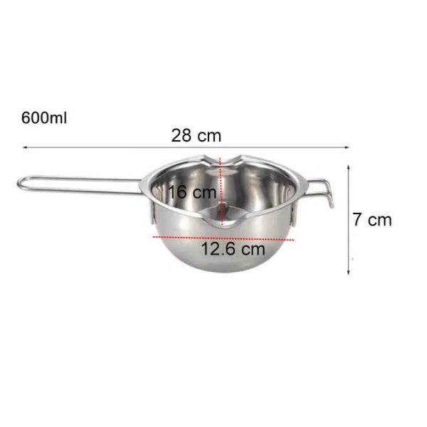 One Two Cups Panci Leleh Cokelat Melting Pot Boiler Chocolate 600ml - OF6
