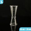 One Two Cups Gelas Ukur Bartender Double Jigger Measuring Cup - JK-228