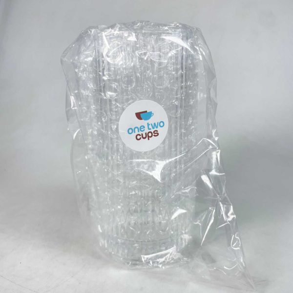 One Two Cups Gelas Kaca Aesthetic Kopi Teh Simple Stripe Glass - IN-34
