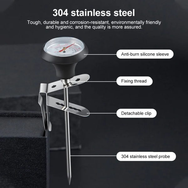 ginee_20251126124550036_3670537752.png One Two Cups Termometer Kopi Celcius Fahrenheit Stainless Steel Probe - LT135