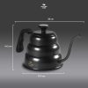 One Two Cups Teko Kopi Leher Angsa Pour Over Kettle Thermometer 1L - PRF12