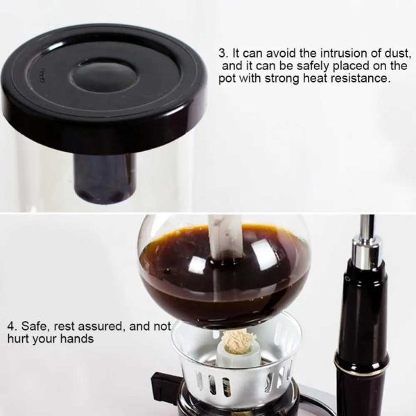 One Two Cups Syphon Coffee Maker Manual Brew Vacuum Pot 5 Cups 500ml - JF99