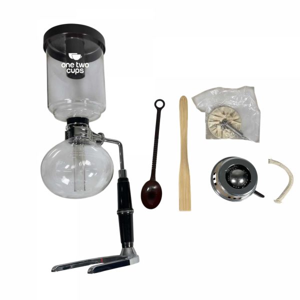 One Two Cups Syphon Coffee Maker Manual Brew Vacuum Pot 5 Cups 500ml - JF99