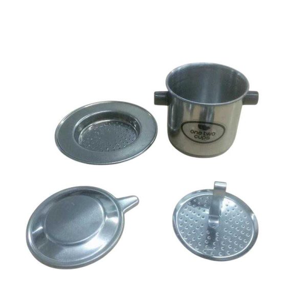One Two Cups Vietnam Drip Coffee Filter Pot Saringan Kopi 120ml 7Q - ON-7Q