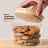 ginee_20251126125048874_3298811463.jpg One Two Cups Toples Kaca Penyimpanan Makanan Sealed Storage Glass Jar - FJ3